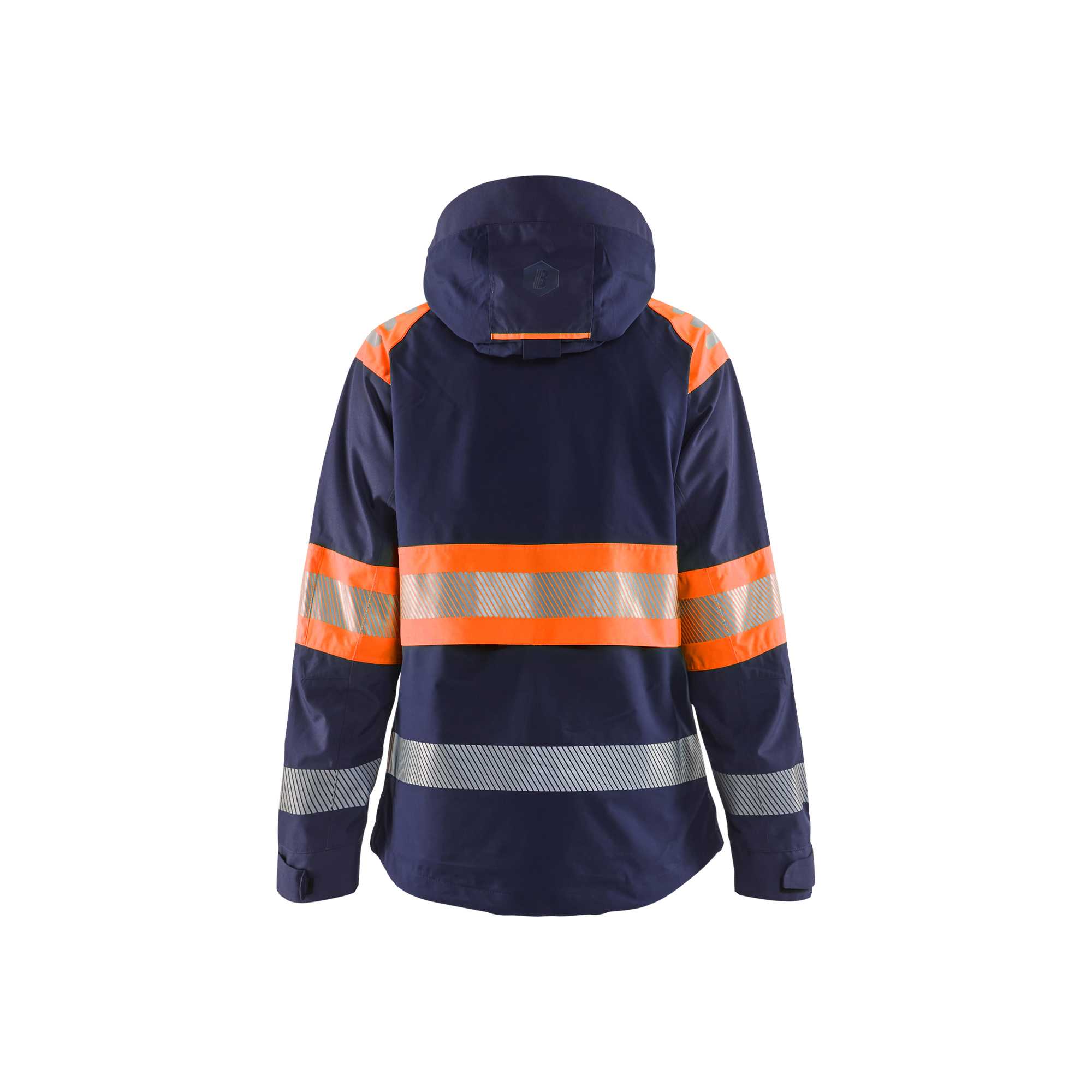 BLAKLADER 44301977 WOMEN’S HI VIS SHELL JACKET Hi Vis Reflective Shell Work Jacket WOMEN - Waterproof